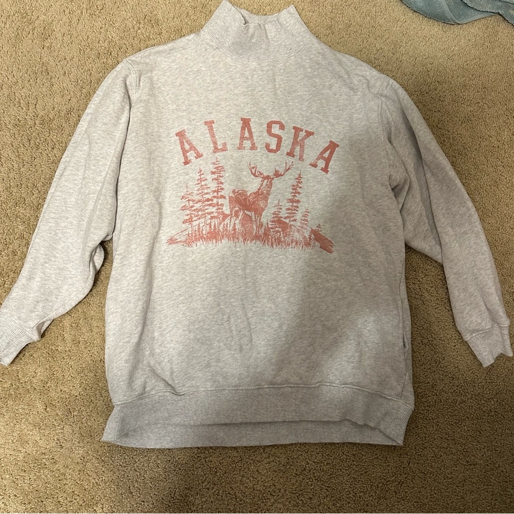 Aerie Mock neck crewneck sweatshirt